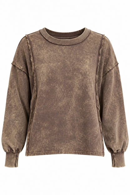 Split Cuff Sweatshirt 2-9882