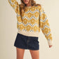 Happy Yellow Flower Sweater