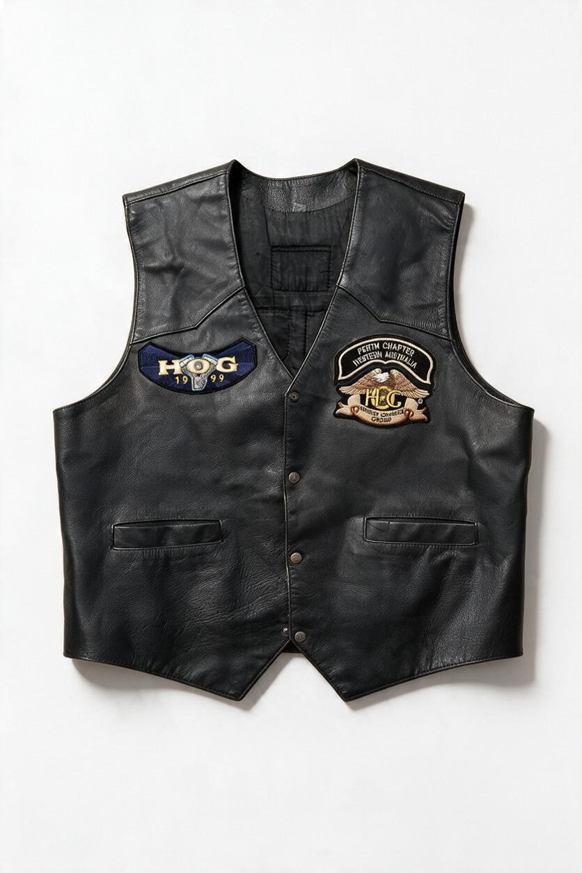Vintage Motorcycle Vest