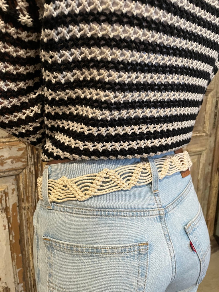 Plain Macrame Belt