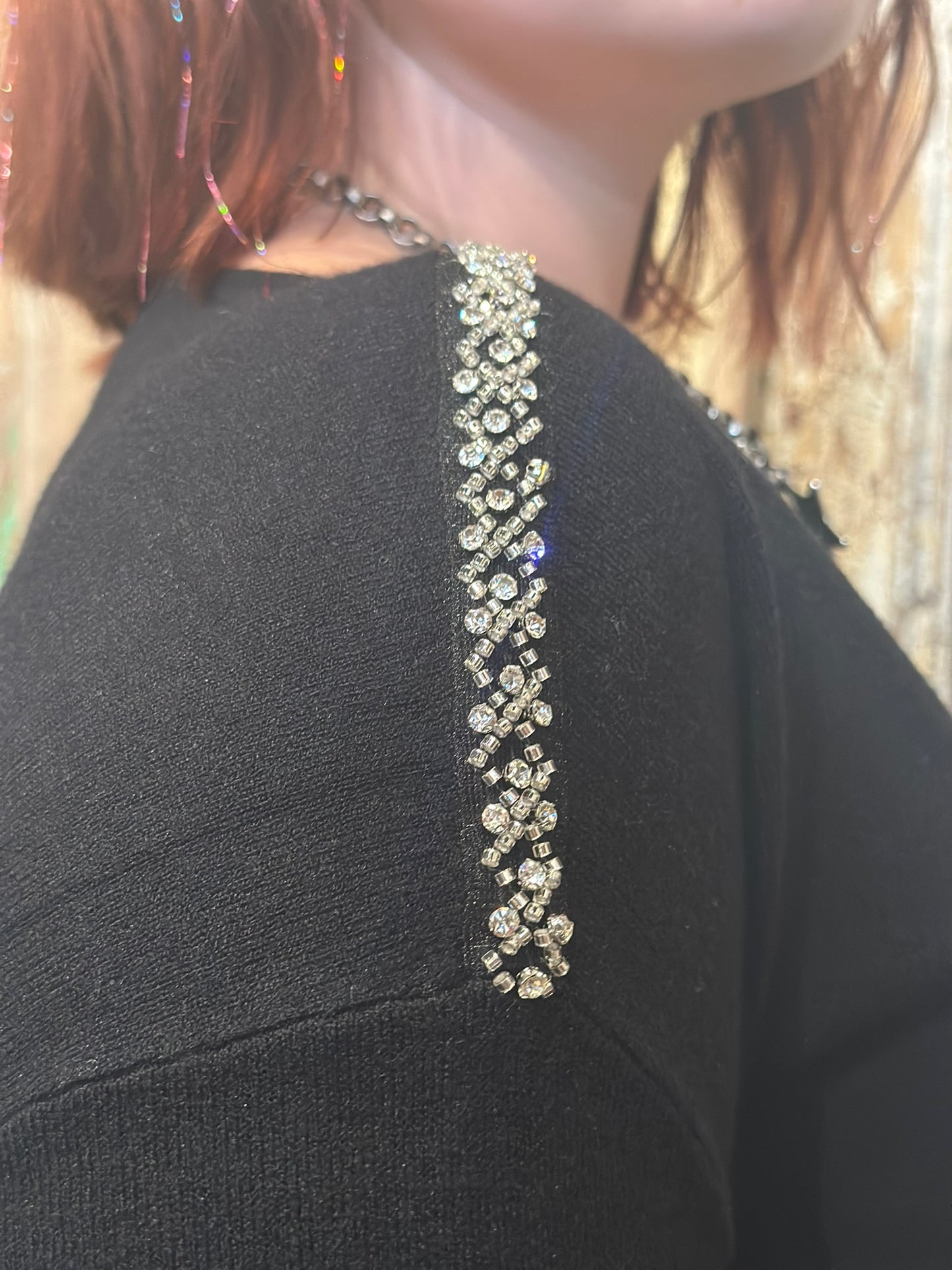 Bling Neck Sweater