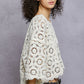 Chenille Crochet Sweater