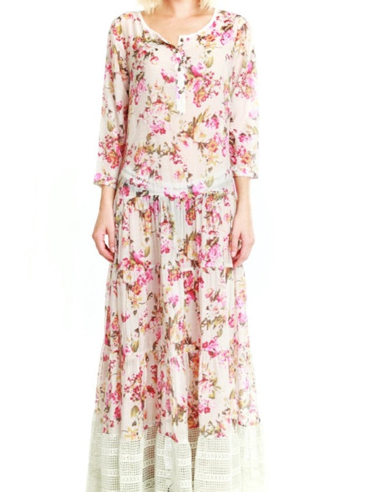 Planted Flowers Maxi Dress