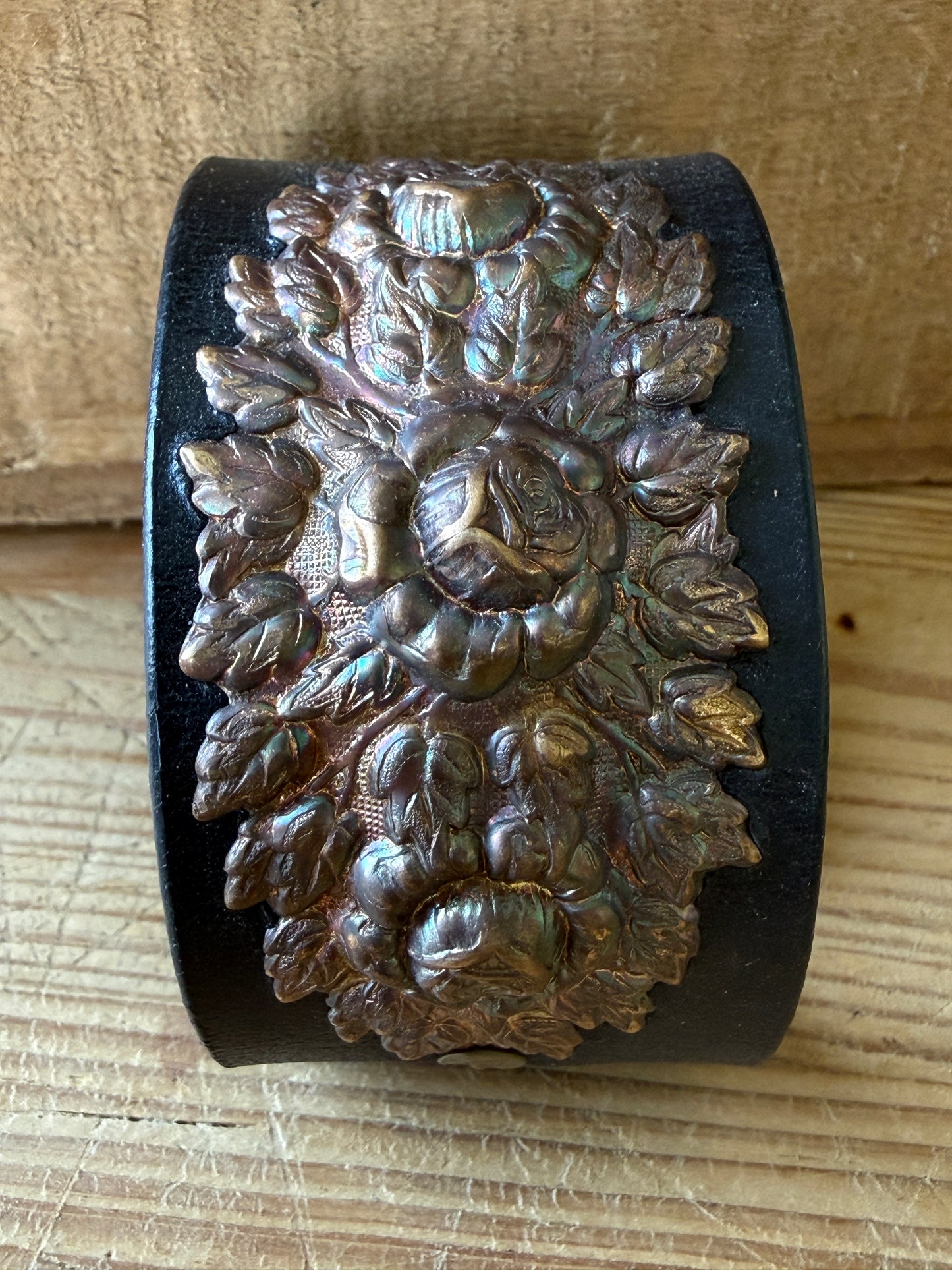 Black Leather Cuffs
