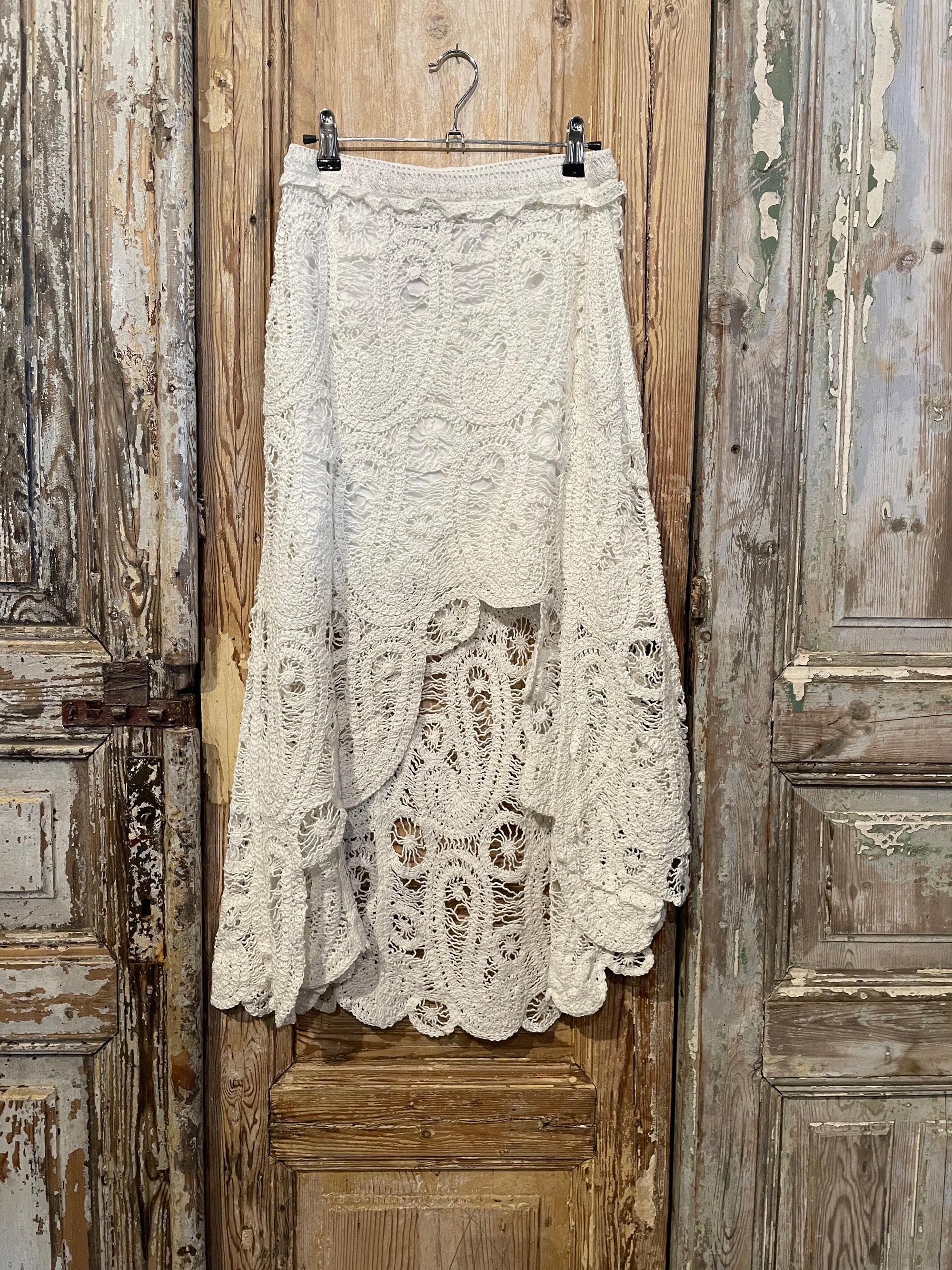 Crochet Asymmetrical Skirt