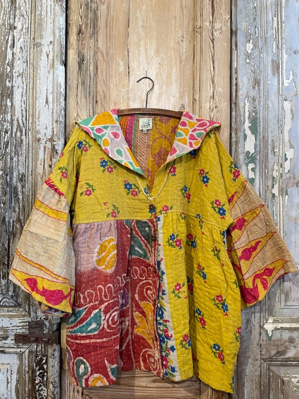 Kantha Sunrise Top #79