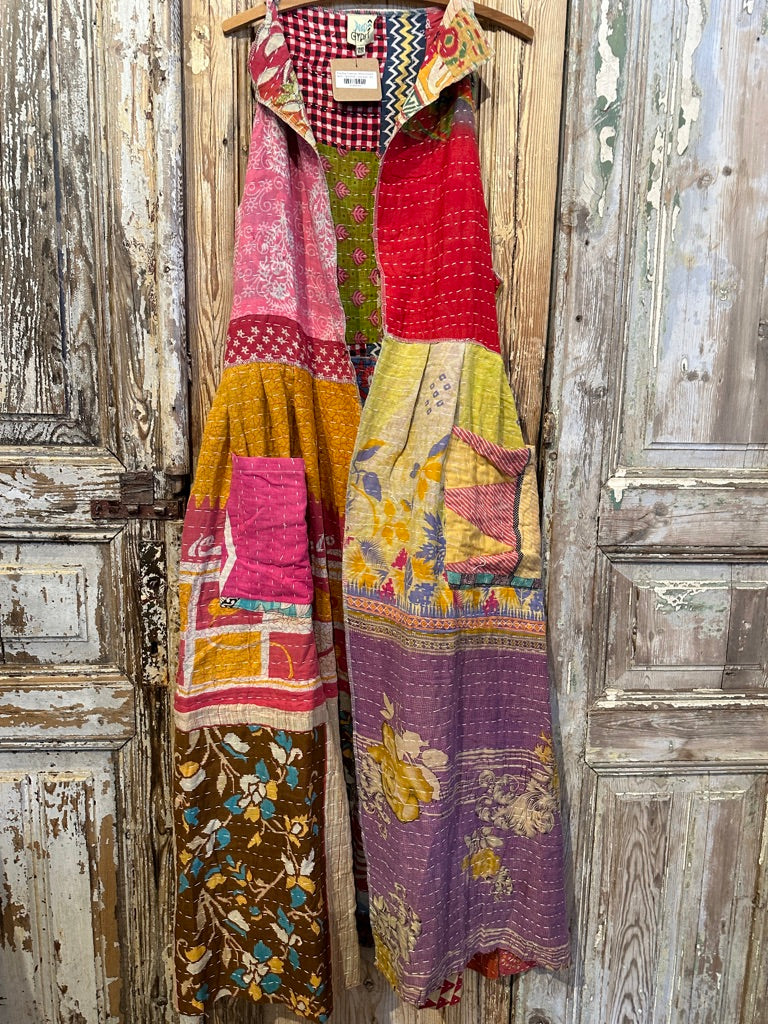 Kantha Sunrise Vest Duster