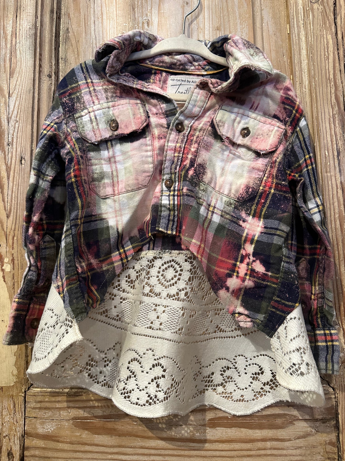2T Lace Plaid