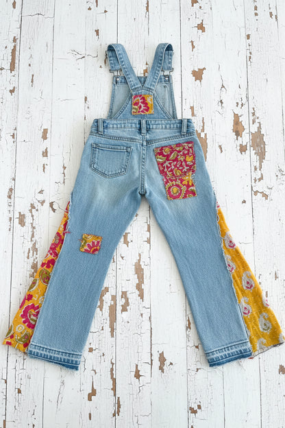 Size 4-5 Sun Bell Bottom Overalls