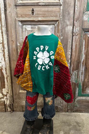 3T Happy Lucky Poncho