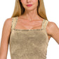 Crop Square Neck Tank-9863