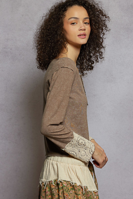 Crochet Sleeve Top