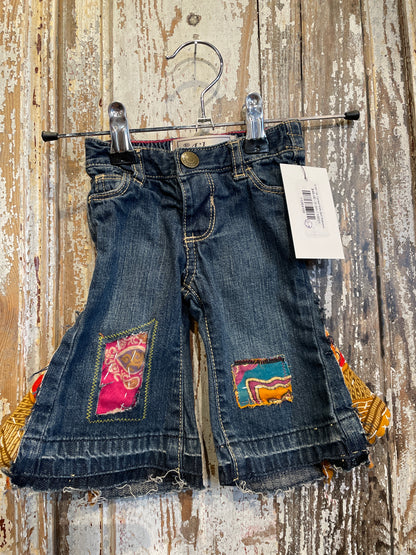 0-3m Up Cycled Kids Bell Bottoms