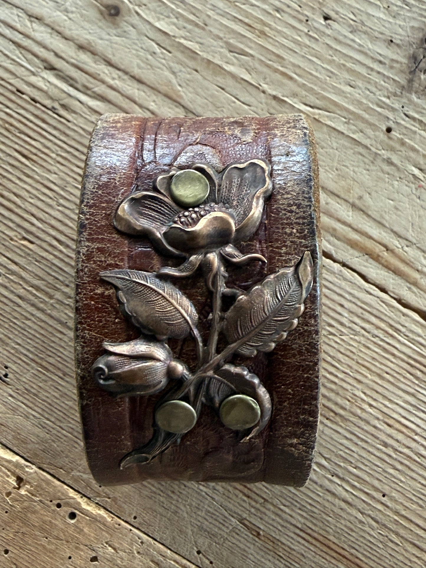 Brown Leather Cuffs