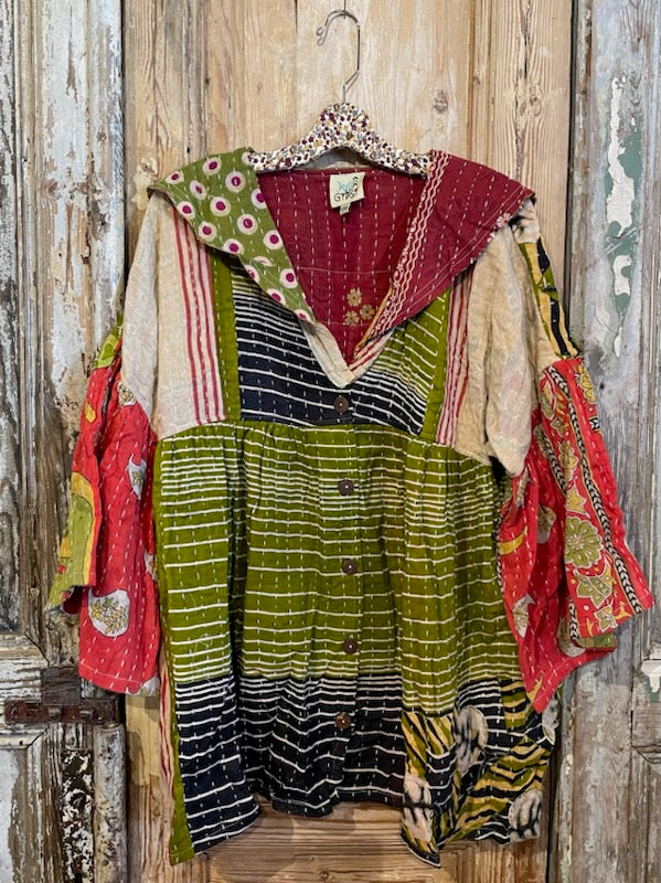 Kantha Sunrise Top #79