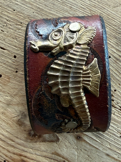 Brown Leather Cuffs