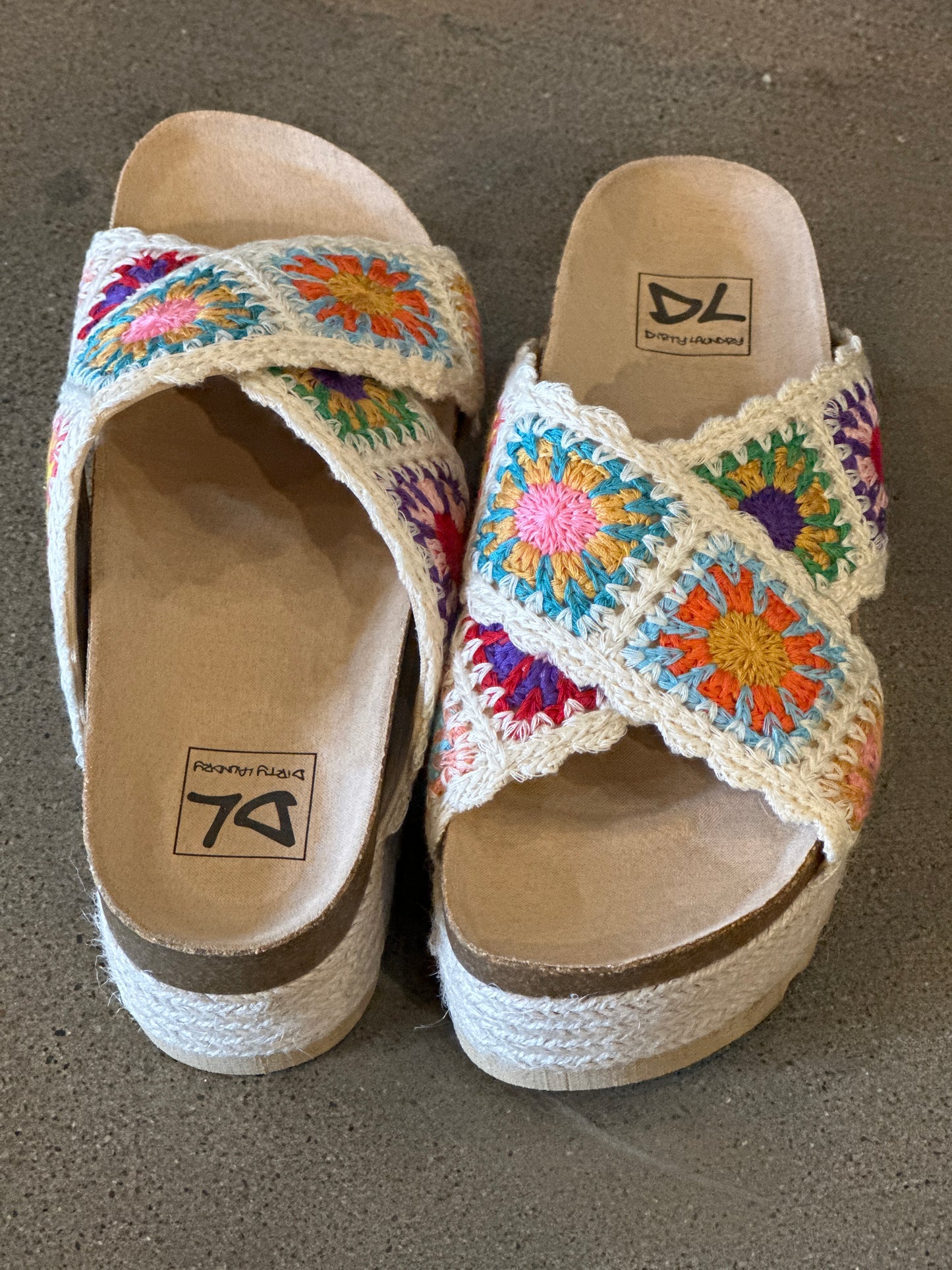 Plays Platform Crochet Sandals