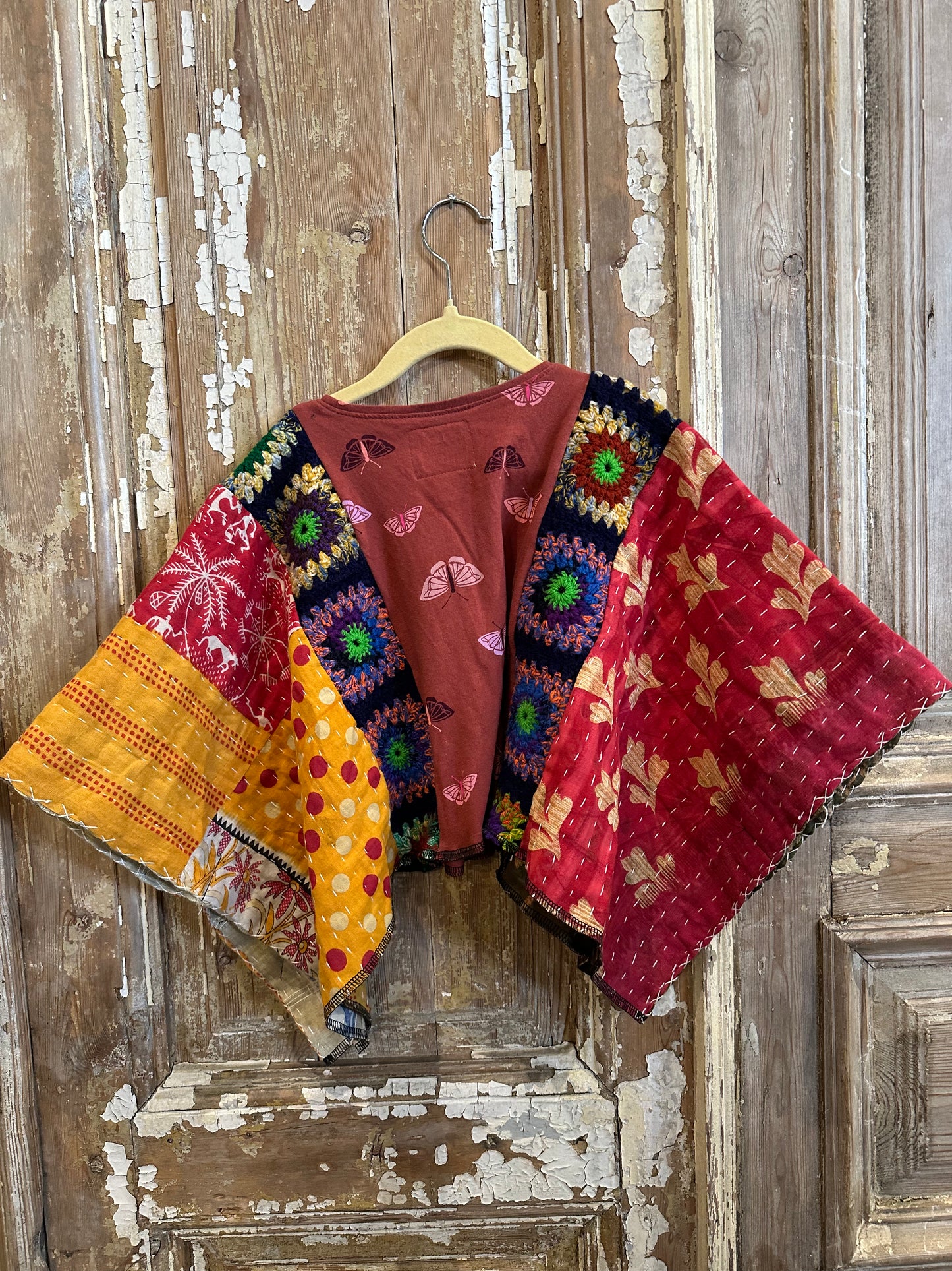 5T Vintage Blanket Poncho