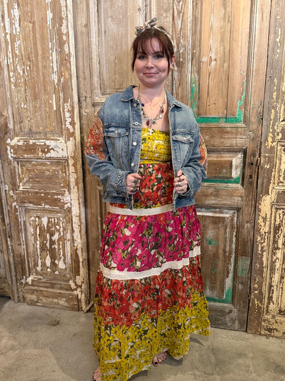 Layered Floral Maxi