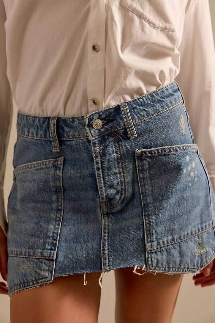 Dolly Denim Mini Skirt