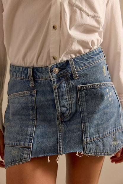 Dolly Denim Mini Skirt