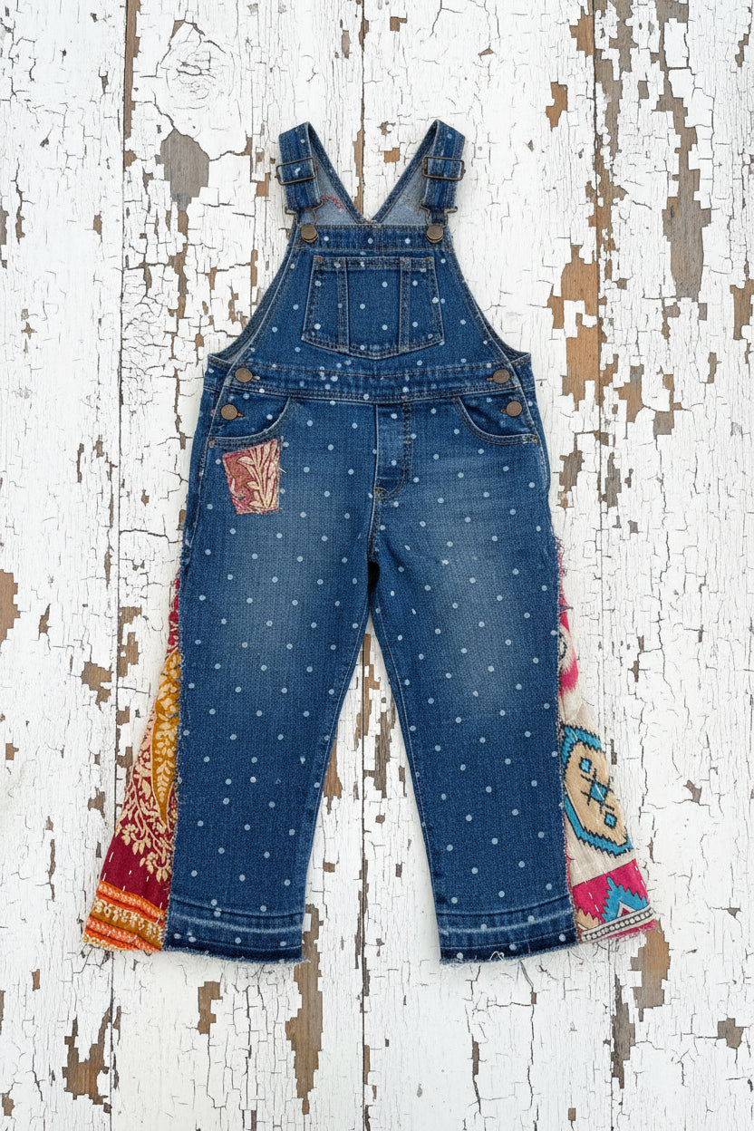 Size 2T Sun Bell Bottom Overalls