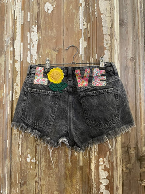 Size 27 Simple Love Shorts