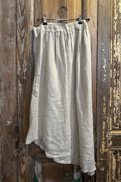 Side Button Asymetrical Skirt