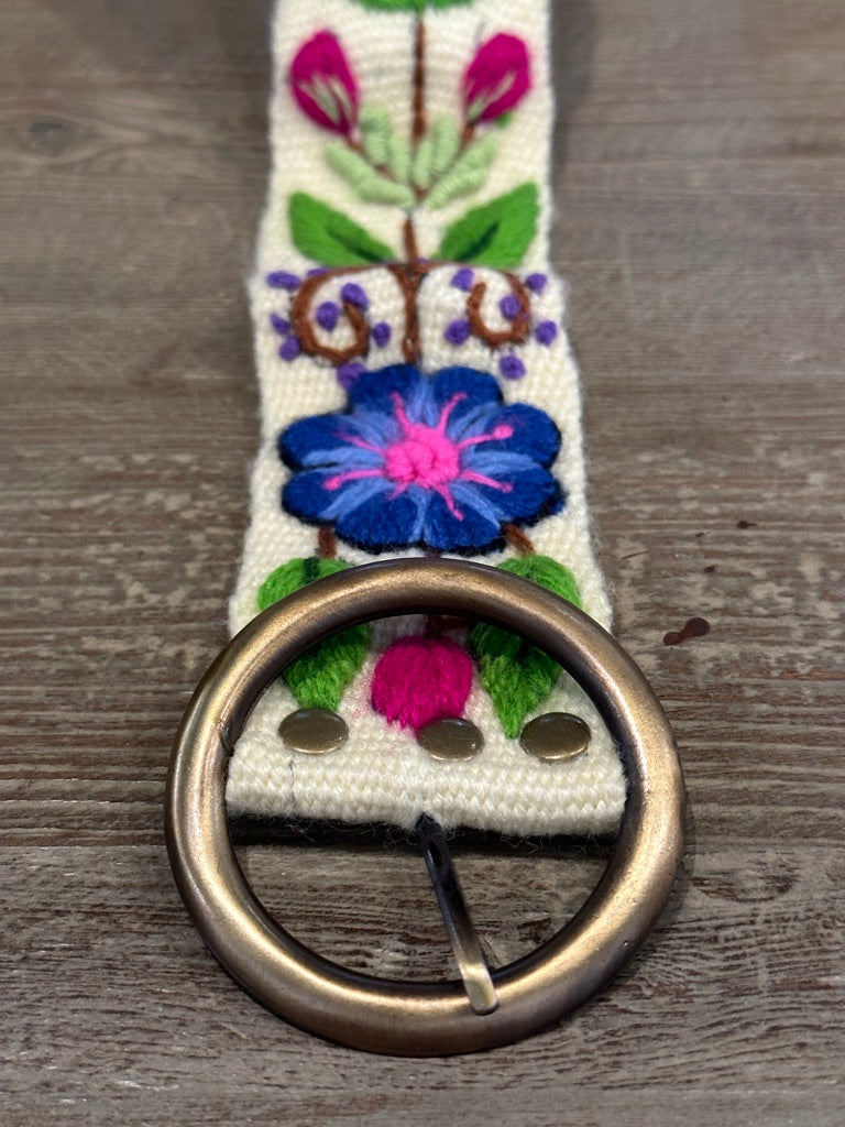 Peruvian Embroidered Belt