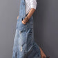 Denim Skirt Overalls