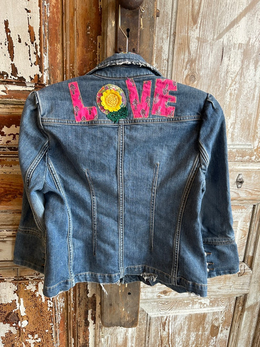 Up Cycled Denim Jacket 8504