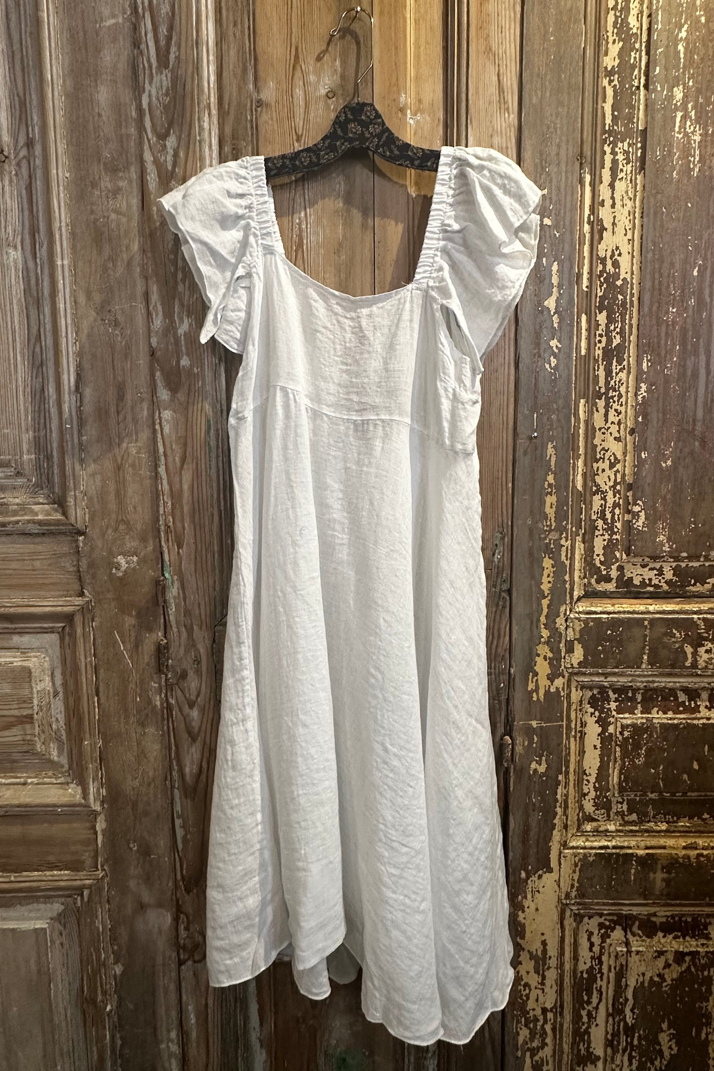 Flutter Linen Dress
