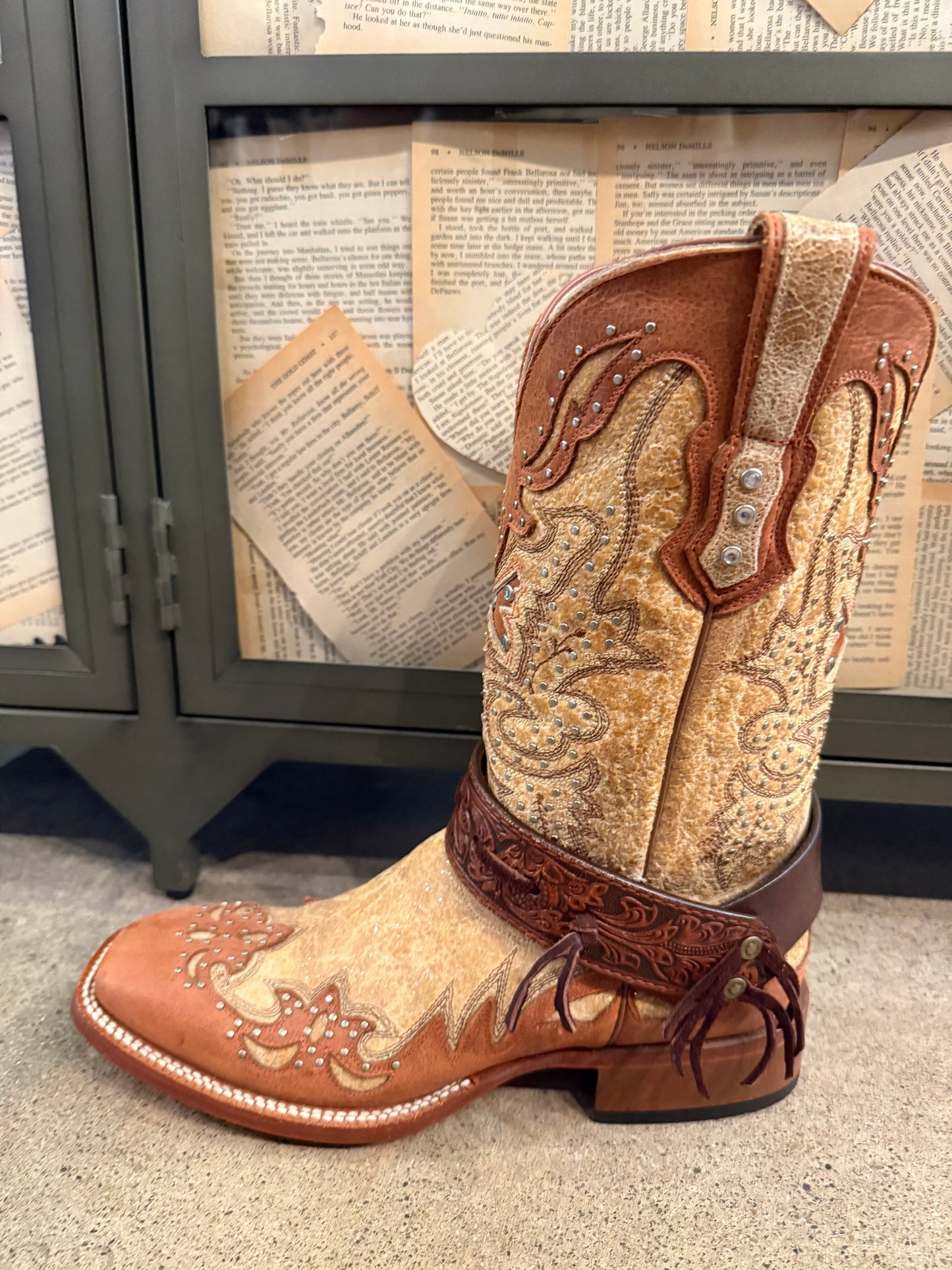 Large Up Cycled Boot Cuff