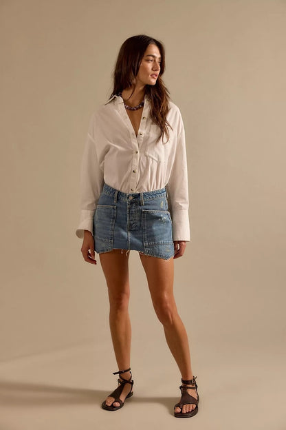 Dolly Denim Mini Skirt