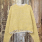 Yellow Lace Neck