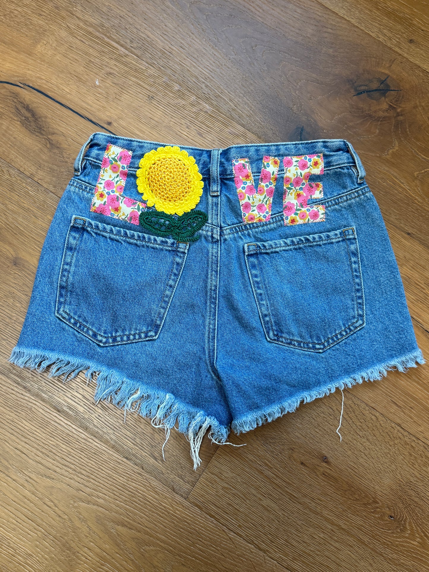 Size 24 Love Shorts