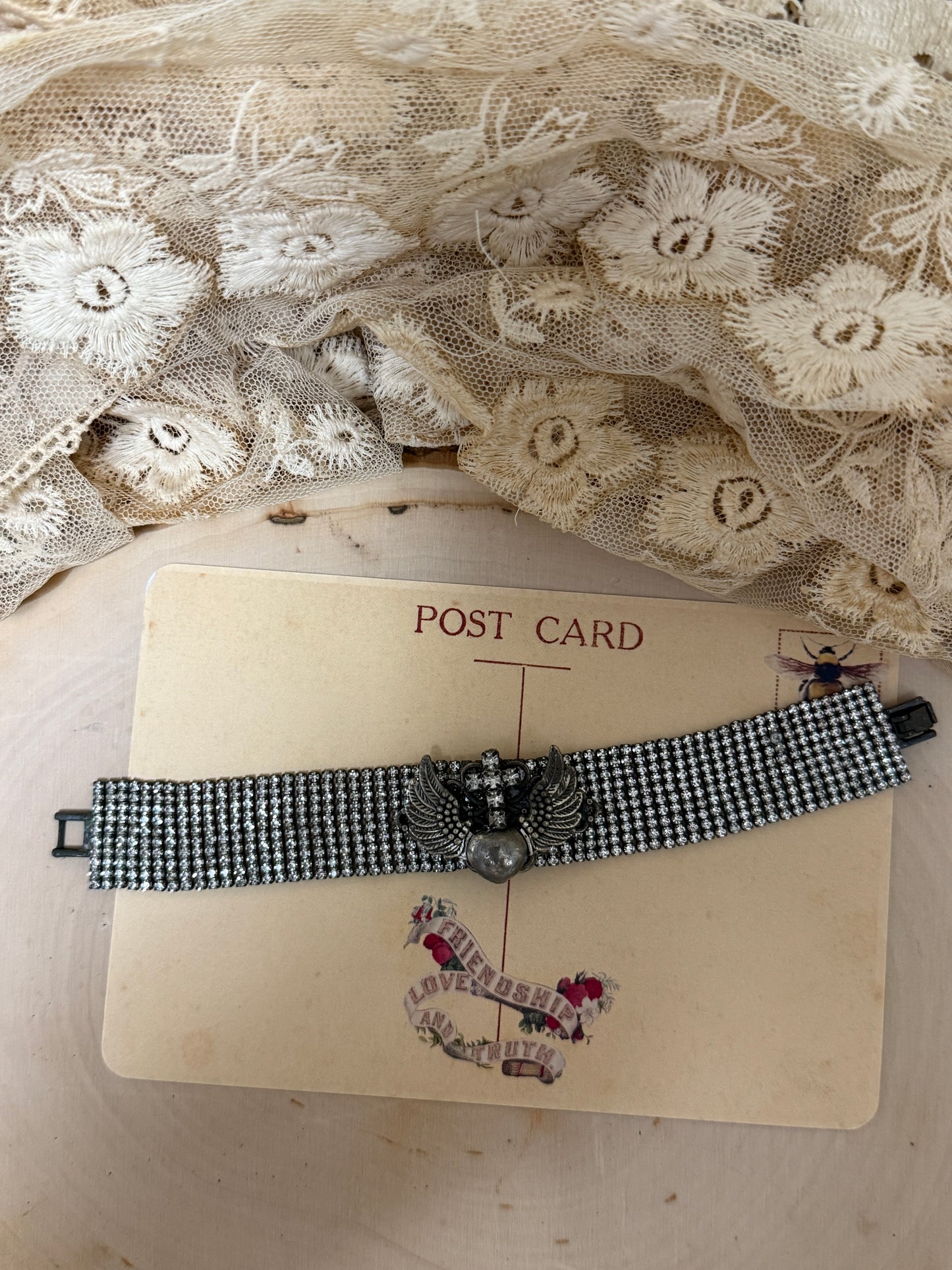 All Bling Mesh Bracelet