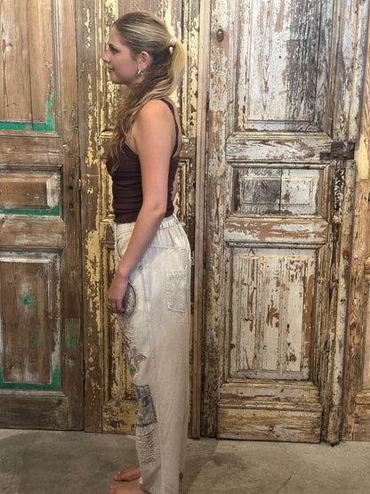 Lace Heart Pants