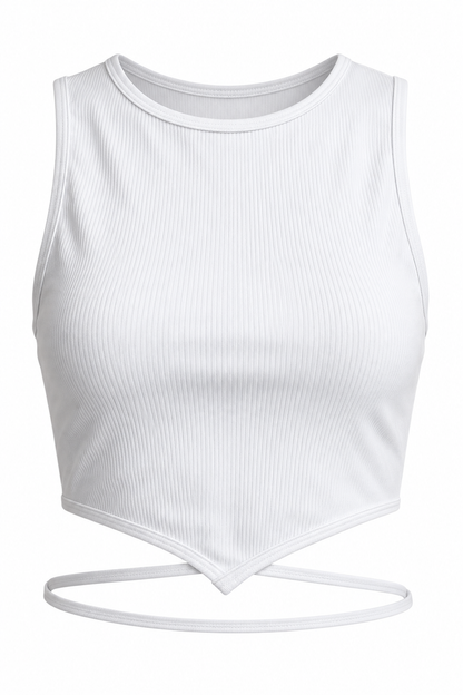 Tie Waist Crop Top