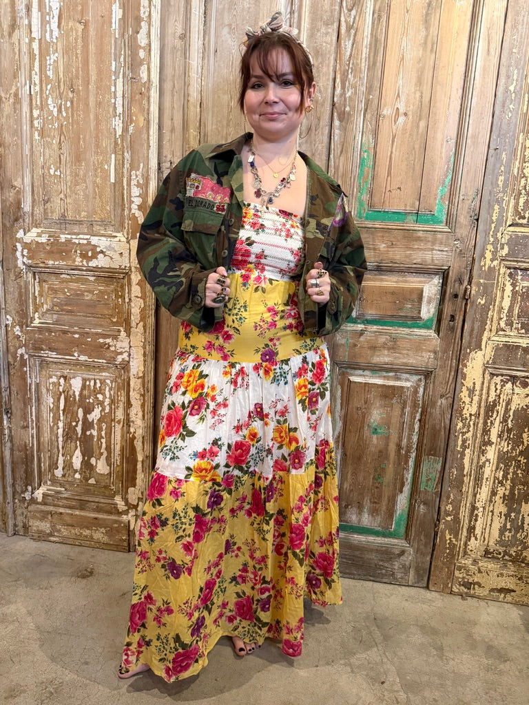 L/XL Cropped Camo Jacket