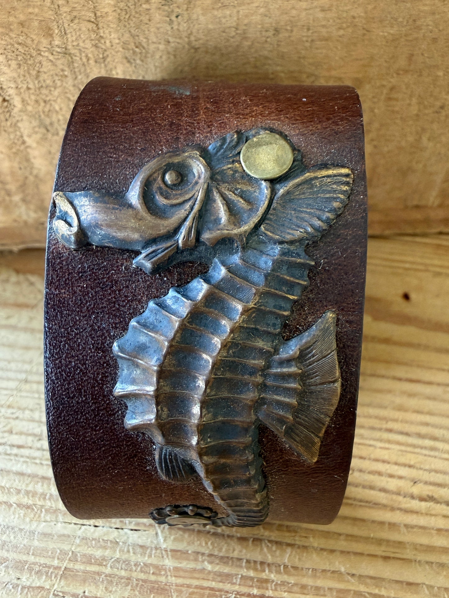 Brown Leather Cuffs