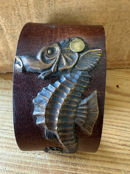 Brown Leather Cuffs