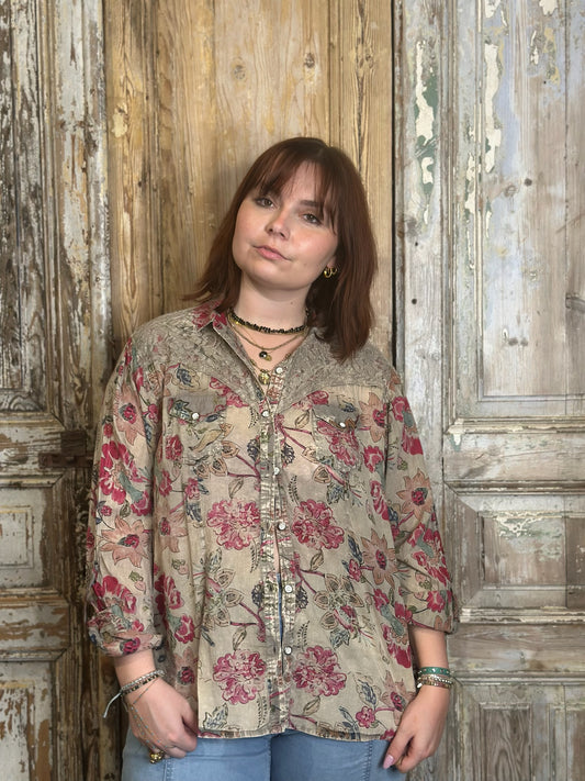 Cowboy Lace Floral