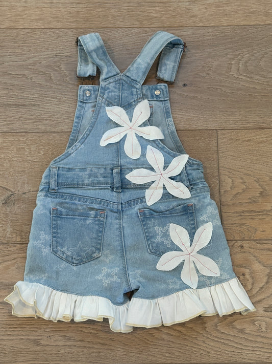 4T Stars & Flowers Shortalls