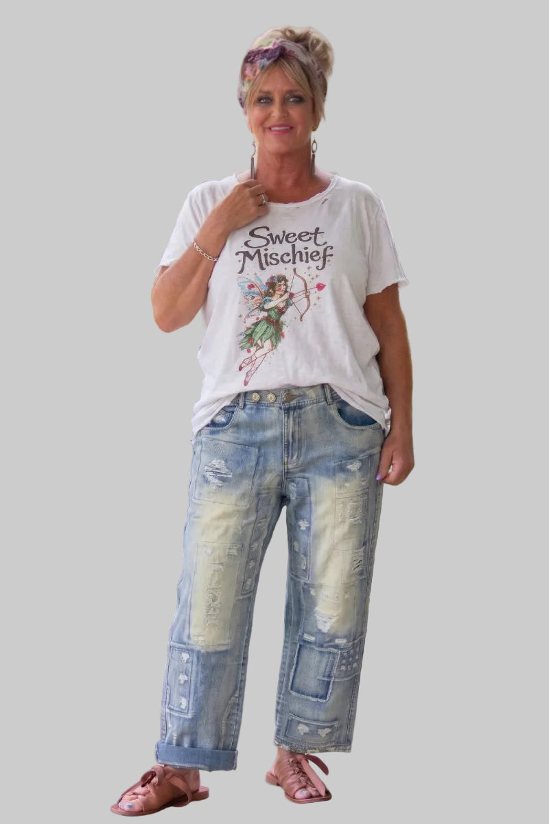 Worn and Weathered Tee - Mischief