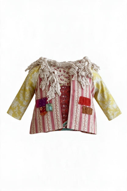 Quilted Remnant Baby Jacket