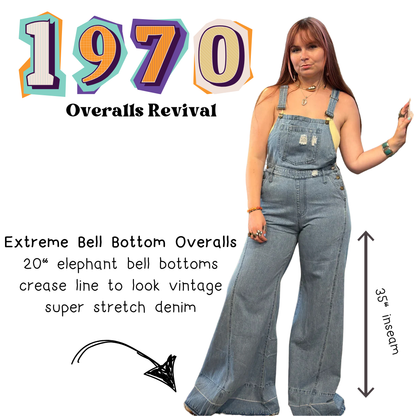Extreme Bell Bottom Overalls