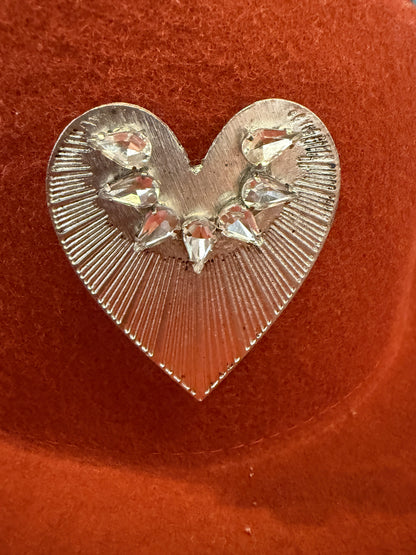Heart Hat Pin