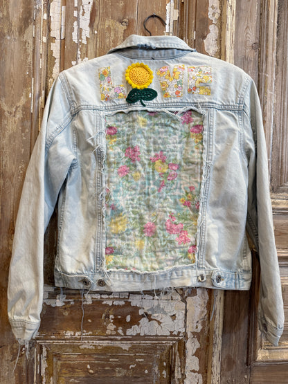 Large Up Cycled Love Jacket