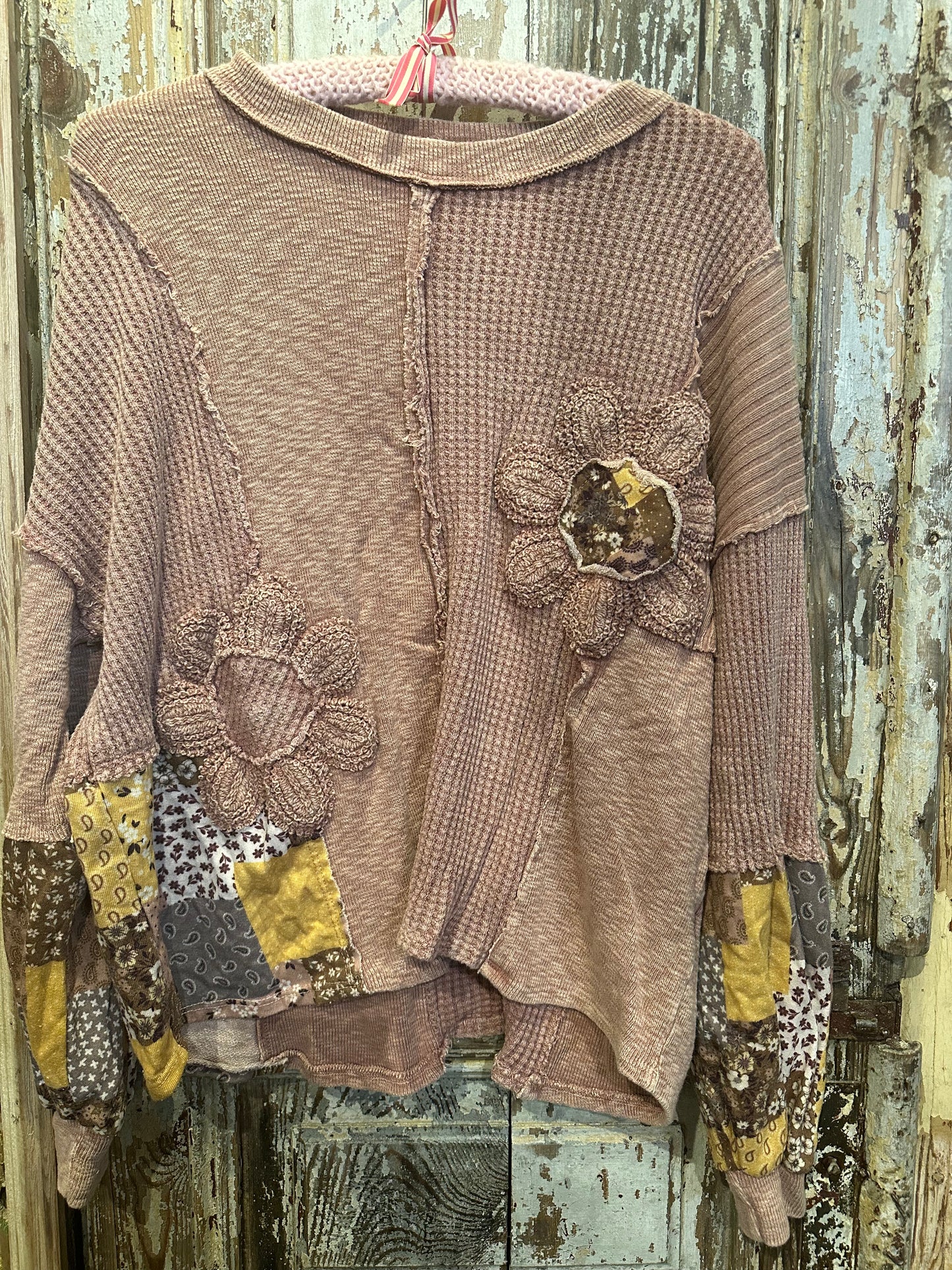 Daisy Patchwork Sweater